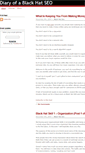 Mobile Screenshot of blackhatseodiary.org